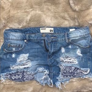 Garage shorts